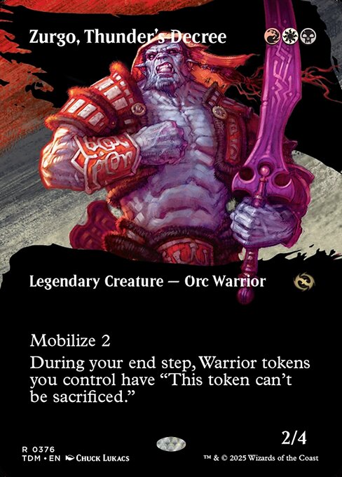 Zurgo, Thunder's Decree (TDM 376)