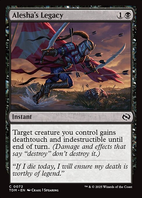 Alesha's Legacy (TDM 72)