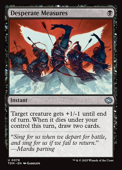 Desperate Measures (TDM 78)
