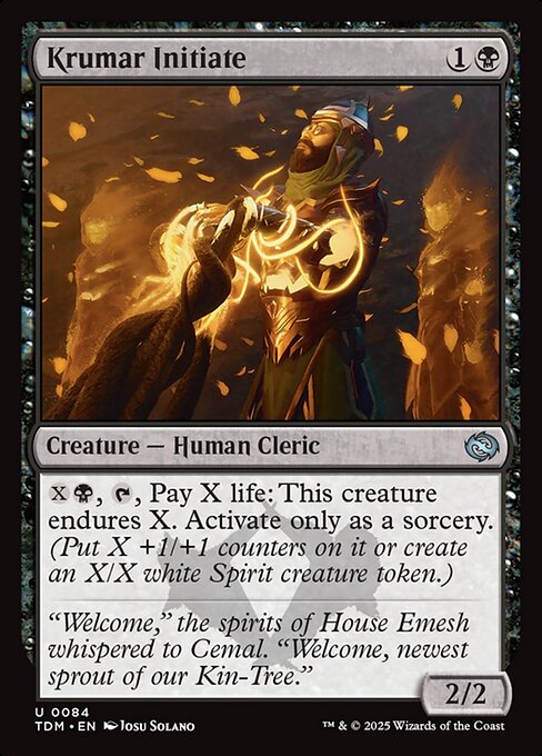 Krumar Initiate (TDM 84)