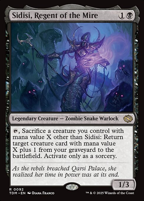 Sidisi, Regent of the Mire (TDM 92)