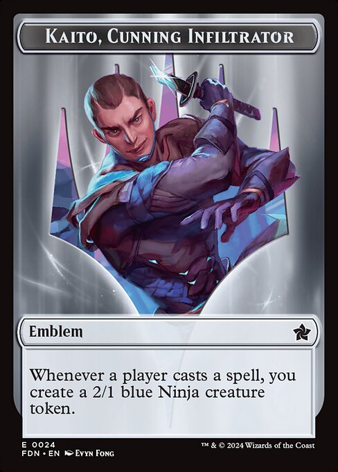 Kaito, Cunning Infiltrator Emblem (TFDN 24)