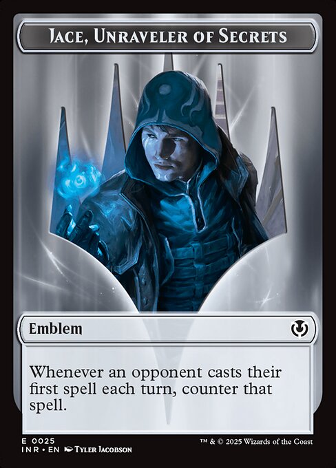 Jace, Unraveler of Secrets Emblem (TINR 25)