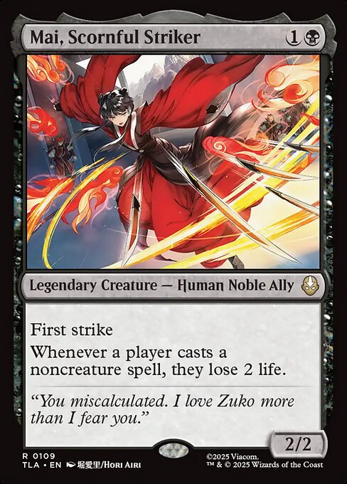 Mai, Scornful Striker (TLA 109)