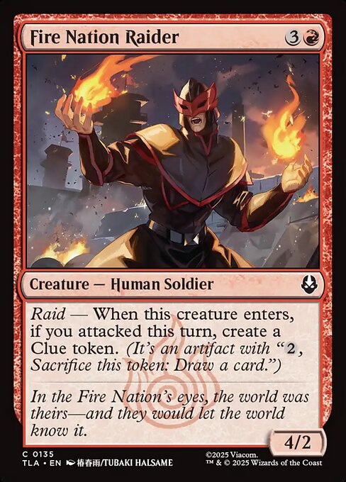 Fire Nation Raider (TLA 135)