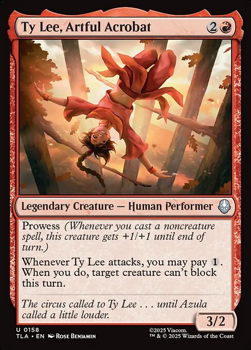 Ty Lee, Artful Acrobat (TLA 158)