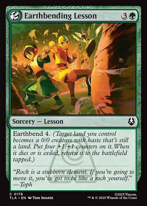 Earthbending Lesson (TLA 176)