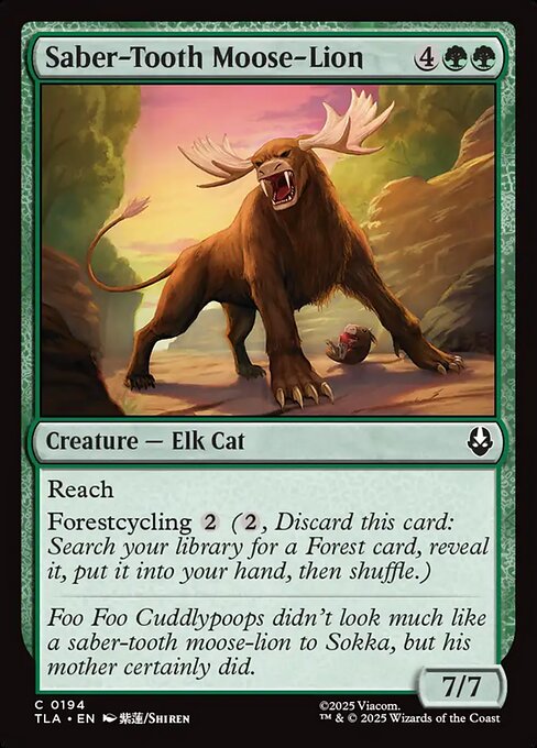 Saber-Tooth Moose-Lion (TLA 194)
