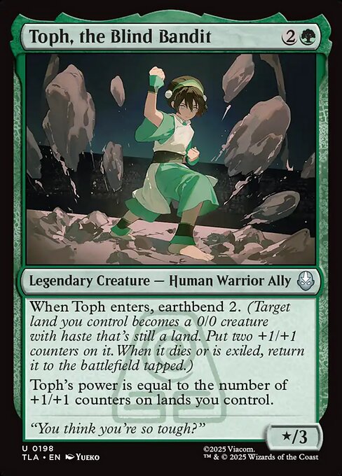 Toph, the Blind Bandit (TLA 198)