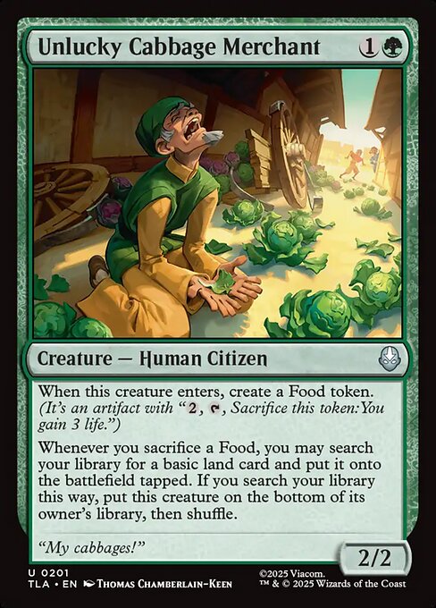 Unlucky Cabbage Merchant (TLA 201)