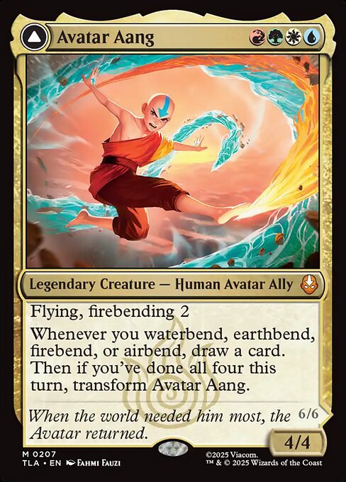 Avatar Aang // Aang, Master of Elements (TLA 207)