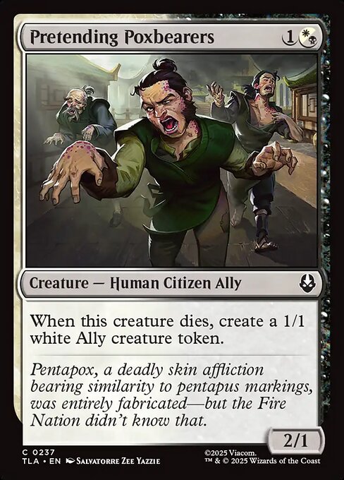 Pretending Poxbearers (TLA 237)
