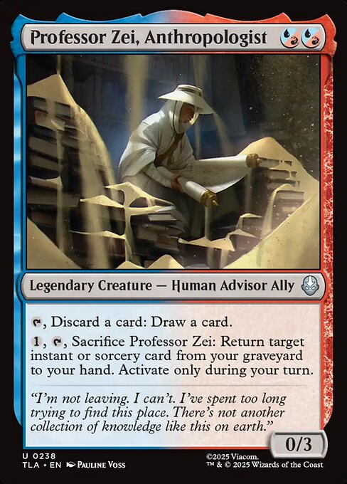 Professor Zei, Anthropologist (TLA 238)