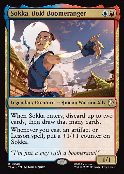 Sokka, Bold Boomeranger (TLA 240)