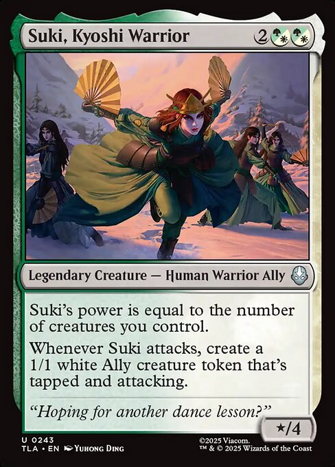 Suki, Kyoshi Warrior (TLA 243)