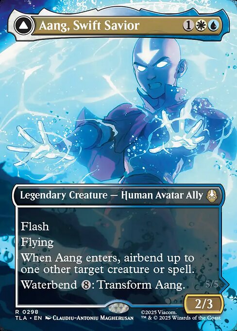 Aang, Swift Savior // Aang and La, Ocean's Fury (TLA 298)