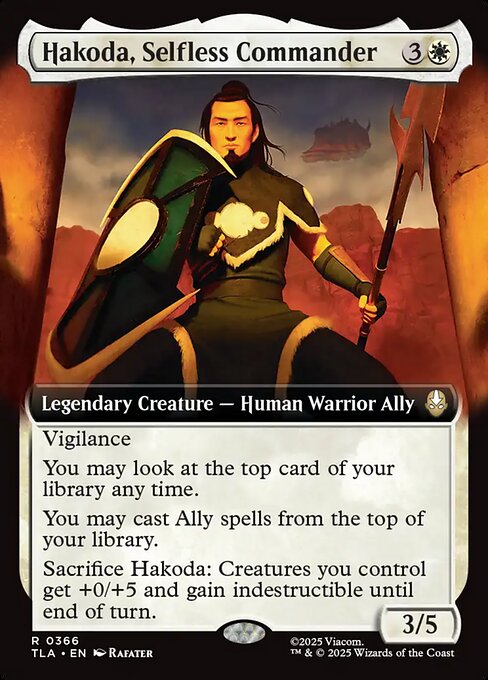 Hakoda, Selfless Commander (TLA 366)