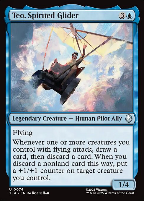 Teo, Spirited Glider (TLA 74)