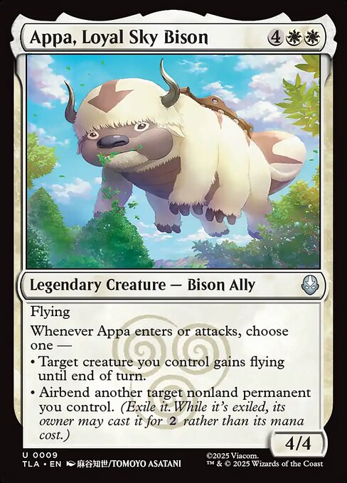 Appa, Loyal Sky Bison (TLA 9)