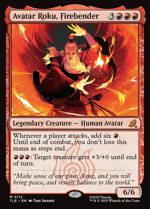 Avatar Roku, Firebender (TLE 112)