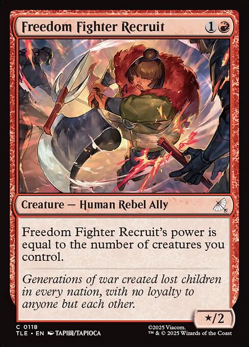 Freedom Fighter Recruit (TLE 118)
