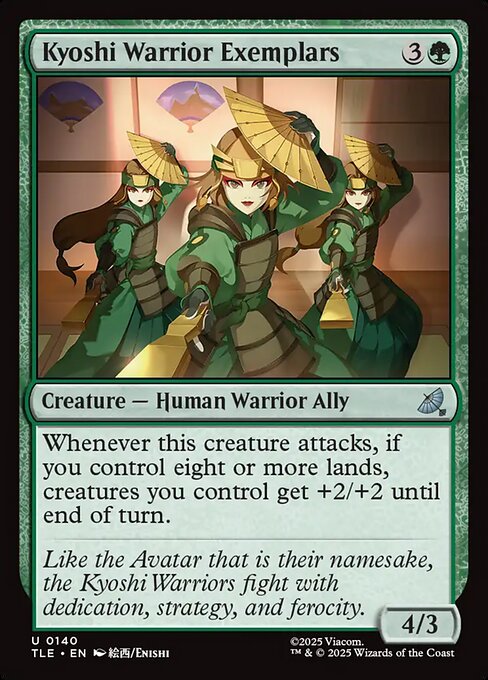 Kyoshi Warrior Exemplars (TLE 140)