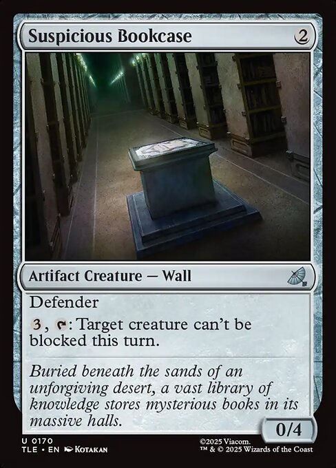 Suspicious Bookcase (TLE 170)