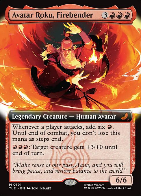 Avatar Roku, Firebender (TLE 191)