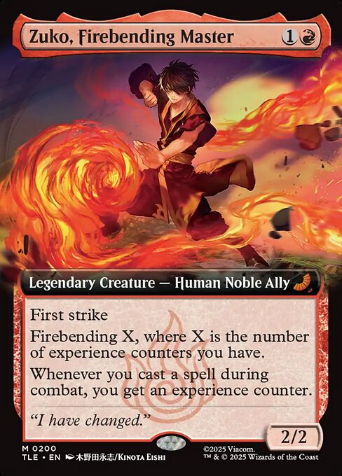 Zuko, Firebending Master (TLE 200)