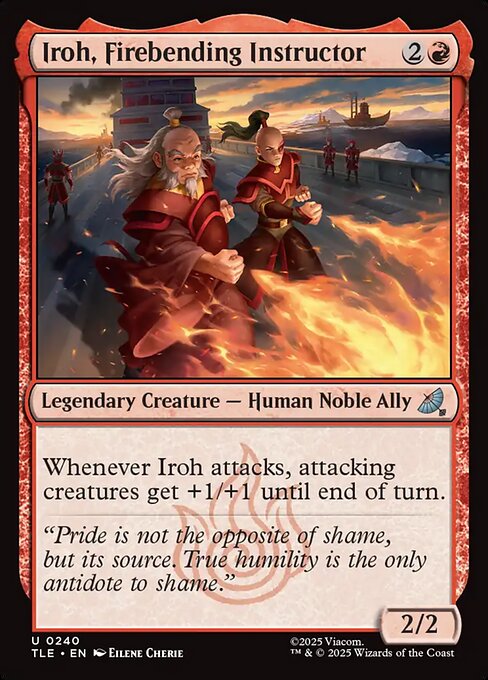 Iroh, Firebending Instructor (TLE 240)