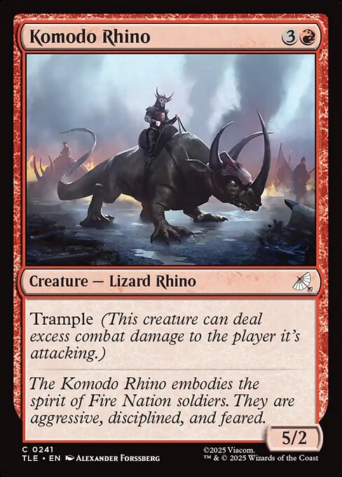 Komodo Rhino (TLE 241)