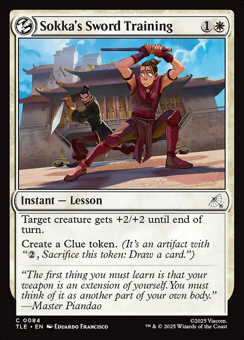 Sokka's Sword Training (TLE 84)