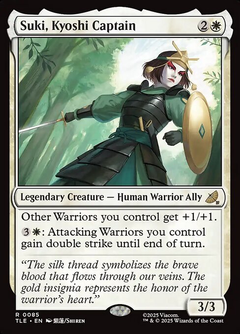 Suki, Kyoshi Captain (TLE 85)