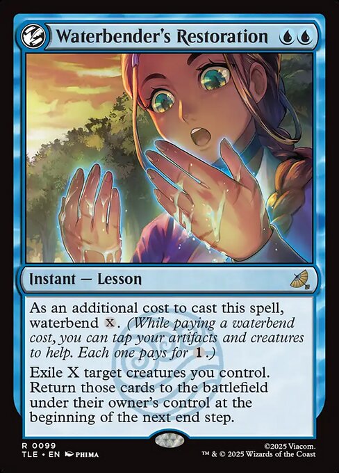 Waterbender's Restoration (TLE 99)