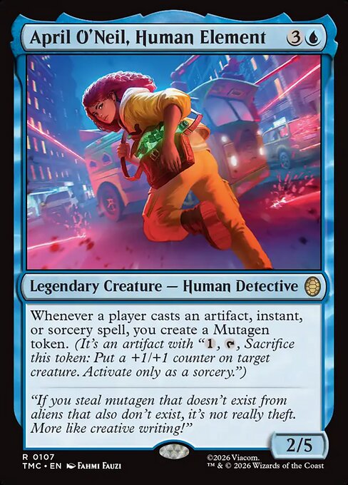 April O'Neil, Human Element (TMC 107)