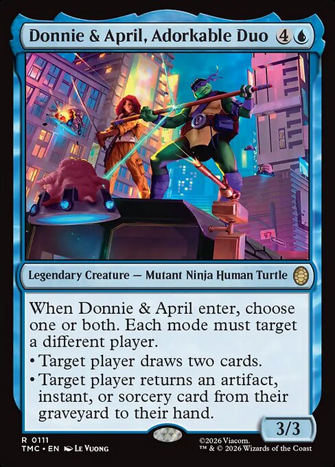 Donnie & April, Adorkable Duo (TMC 111)
