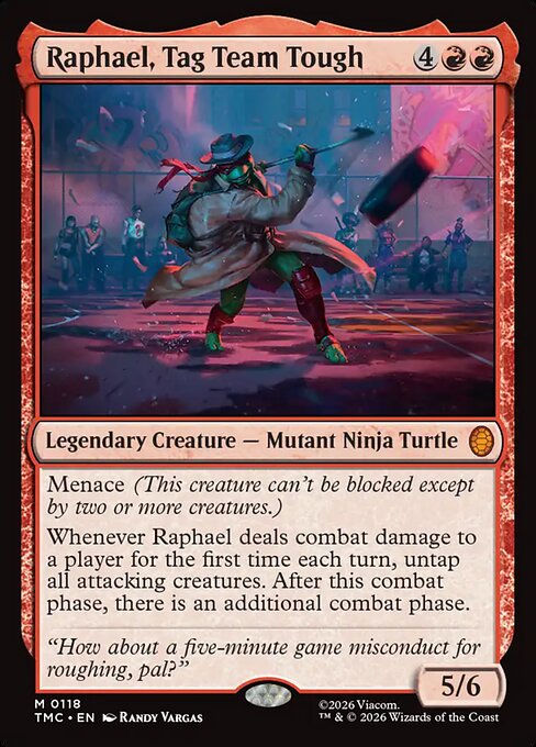 Raphael, Tag Team Tough (TMC 118)
