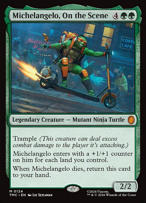 Michelangelo, On the Scene (TMC 124)