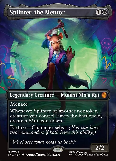 Splinter, the Mentor (TMC 3)
