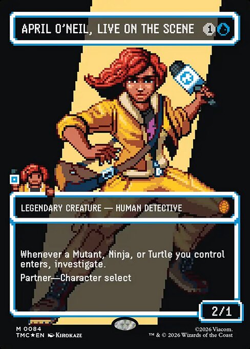 April O'Neil, Live on the Scene (TMC 84)