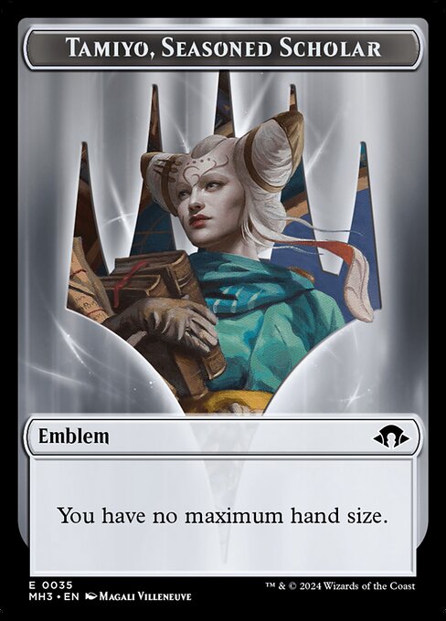 Tamiyo, Seasoned Scholar Emblem (TMH3 35)