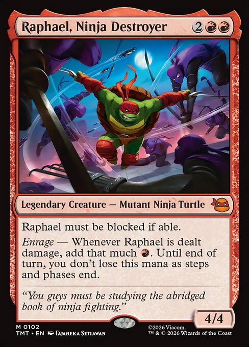 Raphael, Ninja Destroyer (TMT 102)