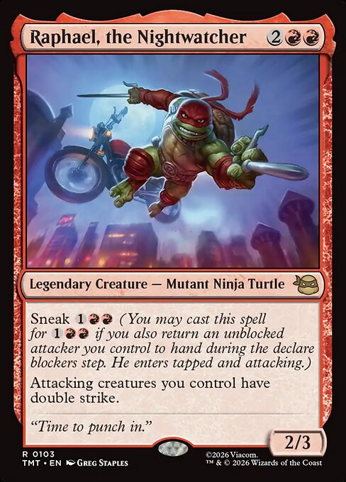 Raphael, the Nightwatcher (TMT 103)