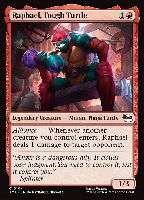 Raphael, Tough Turtle (TMT 104)