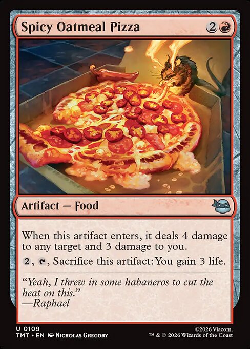 Spicy Oatmeal Pizza (TMT 109)