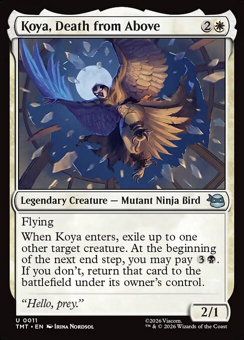 Koya, Death from Above (TMT 11)