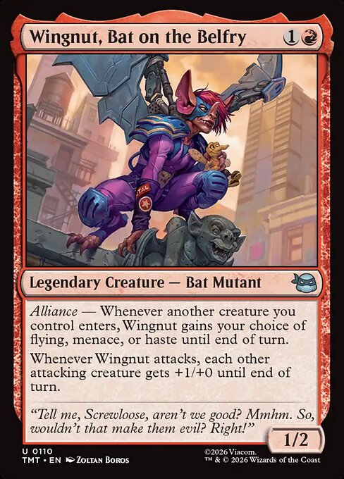 Wingnut, Bat on the Belfry (TMT 110)