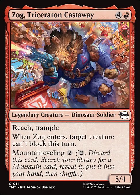 Zog, Triceraton Castaway (TMT 111)