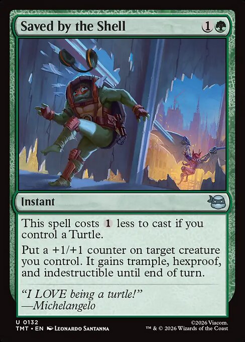 Saved by the Shell (TMT 132)