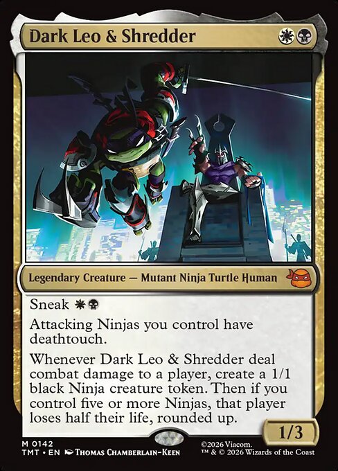 Dark Leo & Shredder (TMT 142)